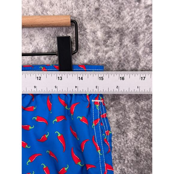 MC2 Saint Barth Swim Shorts Medium Mens Chili Print Drawstring Win Hort Liner - Picture 3 of 6